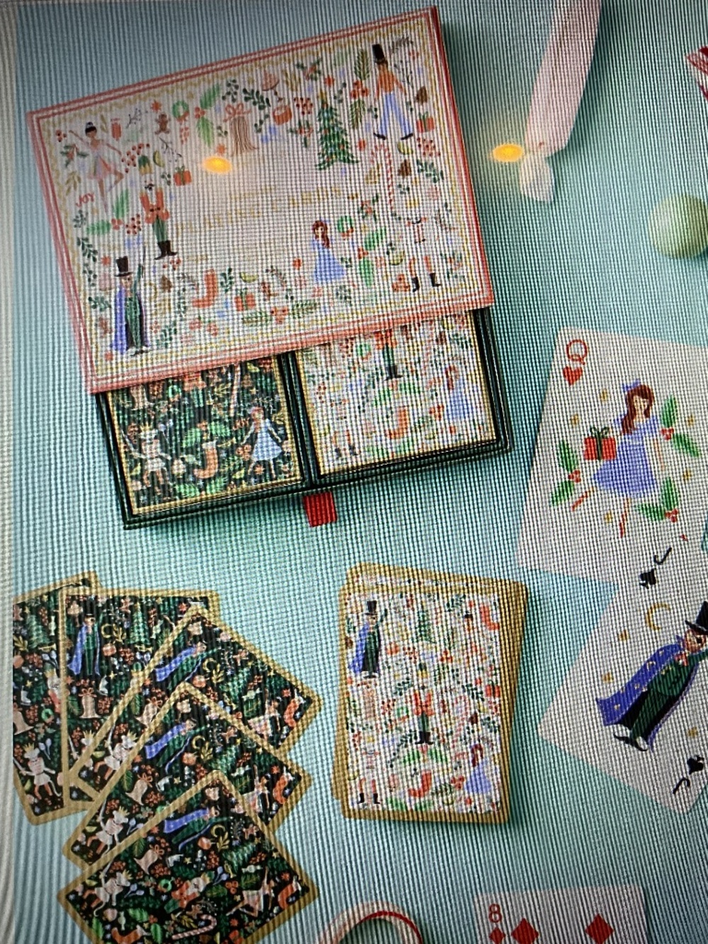 Holly Jolly Nutcracker Playing Cards, Set of 2